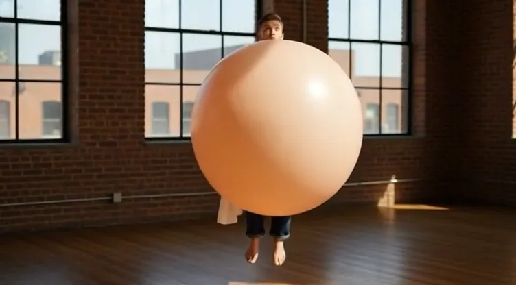 AI Body Inflation Video scene reference