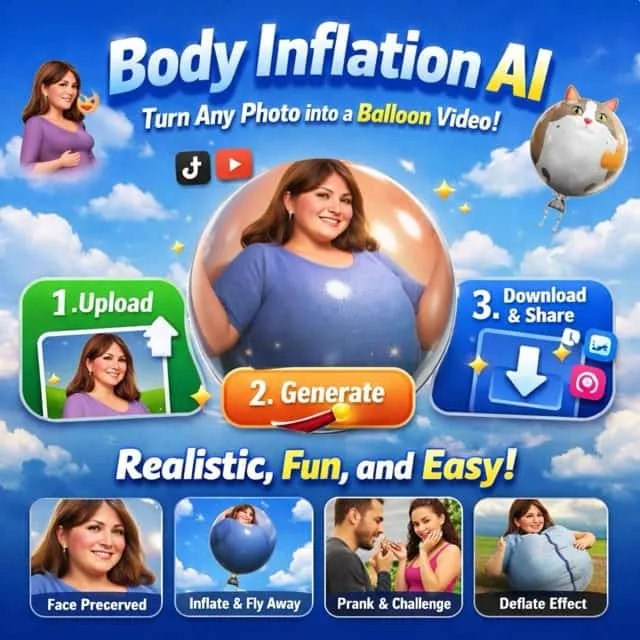 AI Body Inflation Video creative reference
