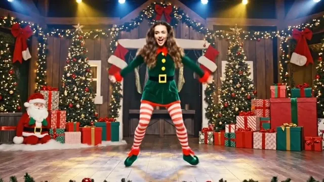 AI Christmas Dance Maker scene reference