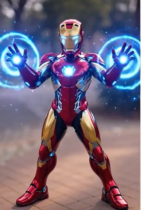 Iron Man-Inspired AI Armor Video scene reference