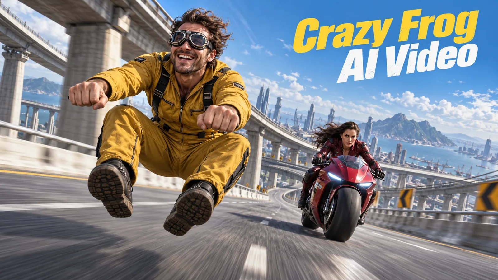 Crazy Frog AI Video creative reference