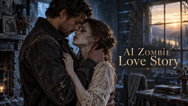 Zombie Love Story AI Video creative reference