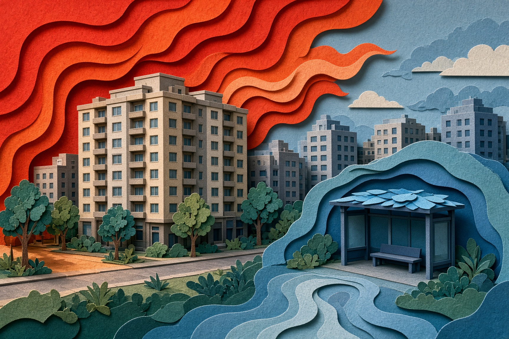 Reference image: Feature urban heat