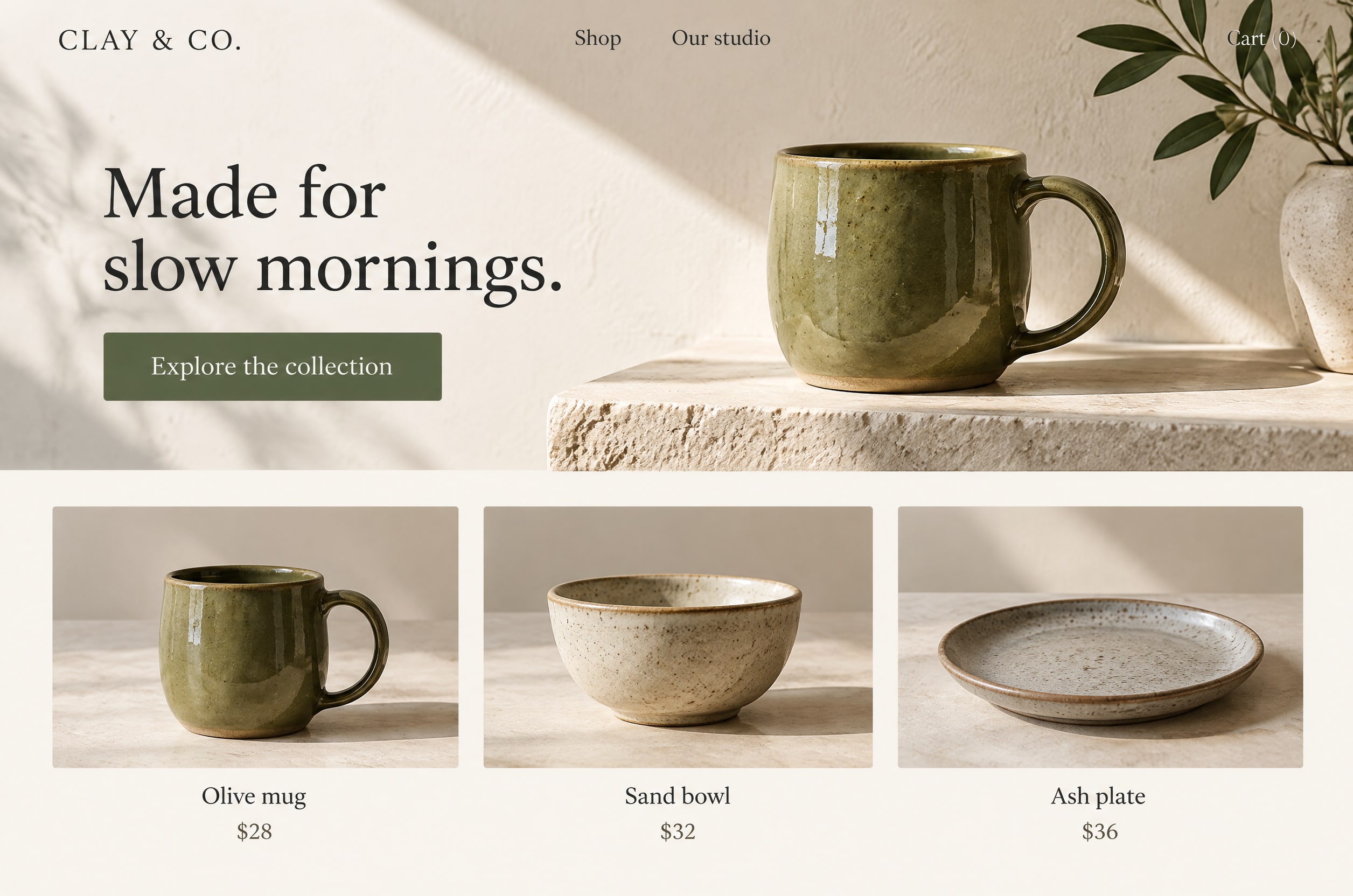 Reference image: Ceramic storefront