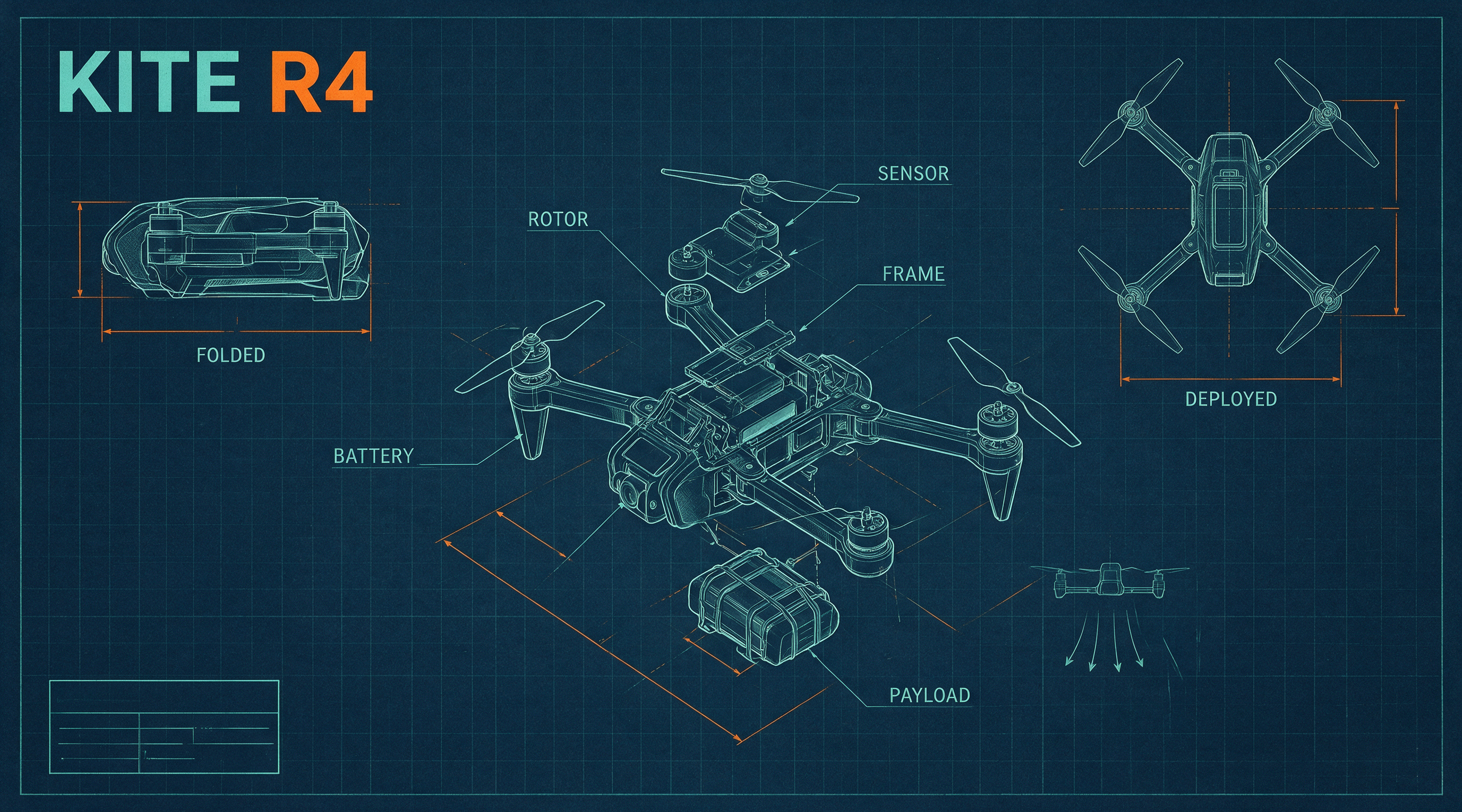 Reference image: Blueprint drone