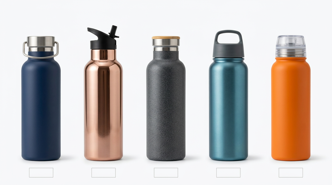 Reference image: Five product lineup