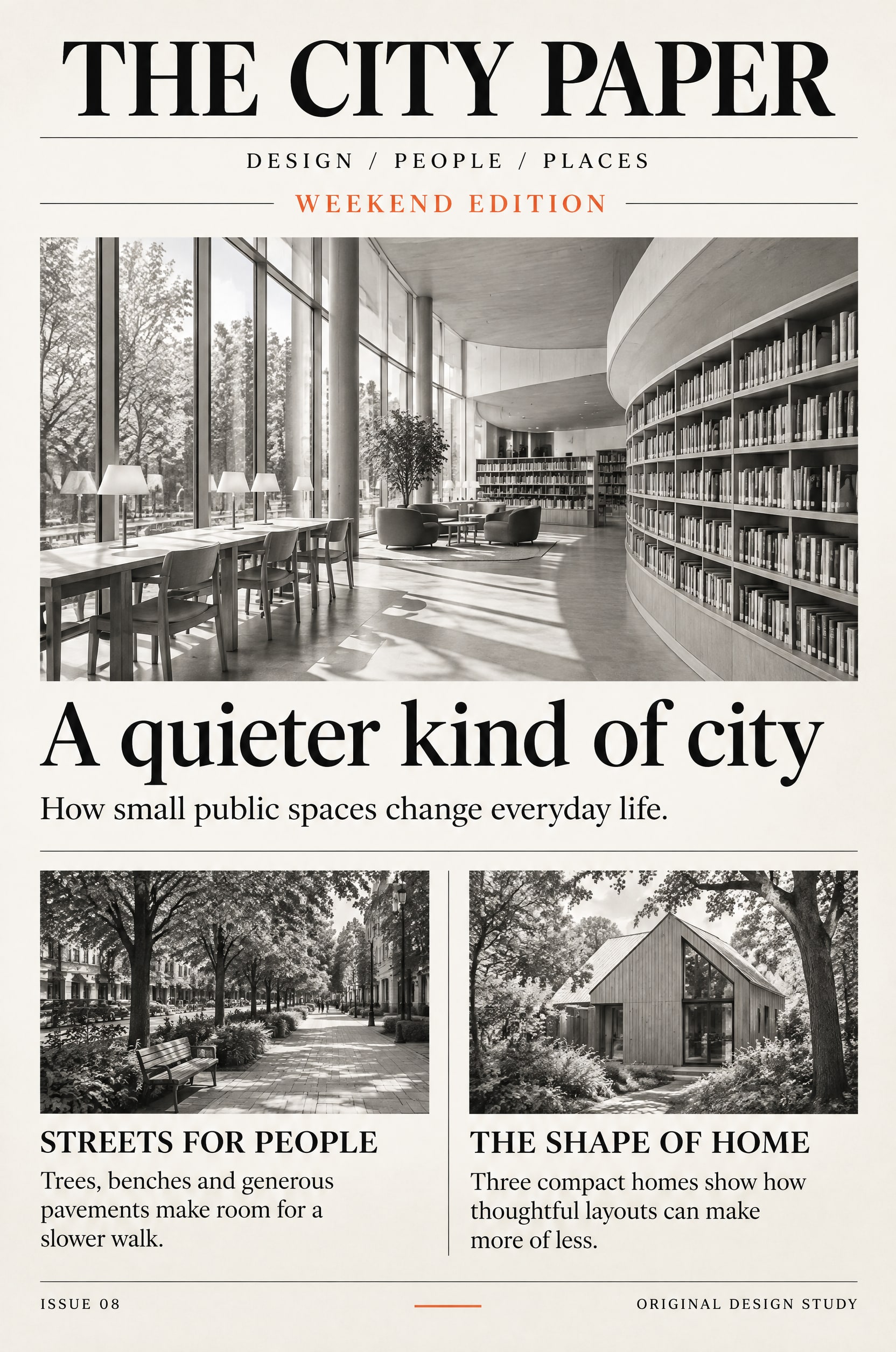 Reference image: City paper