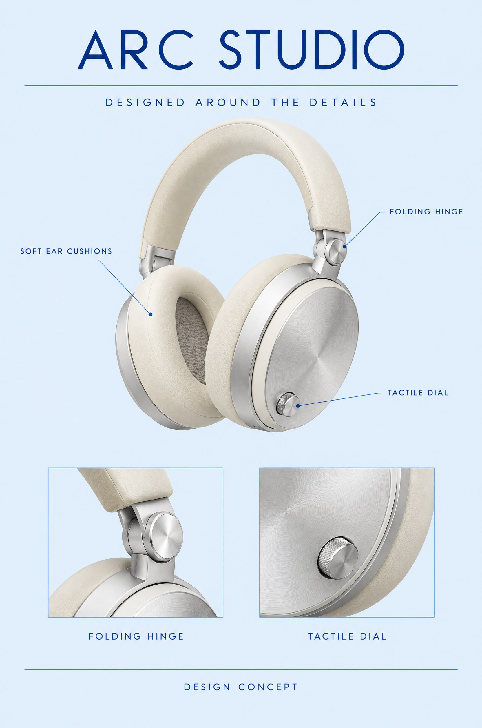 Reference image: Arc headphones poster