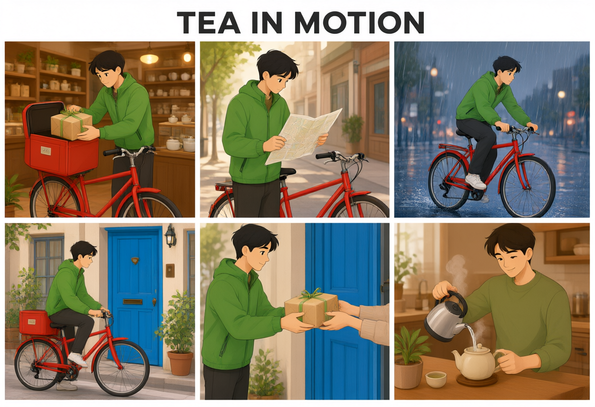 Reference tea delivery story