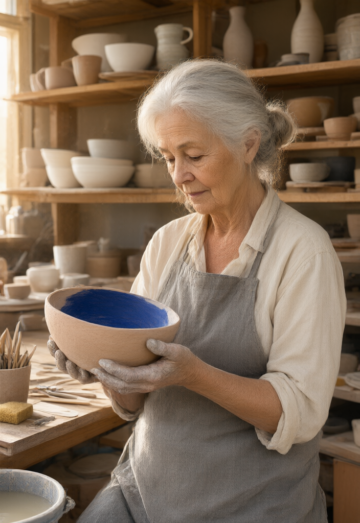 Reference ceramic artist portrait