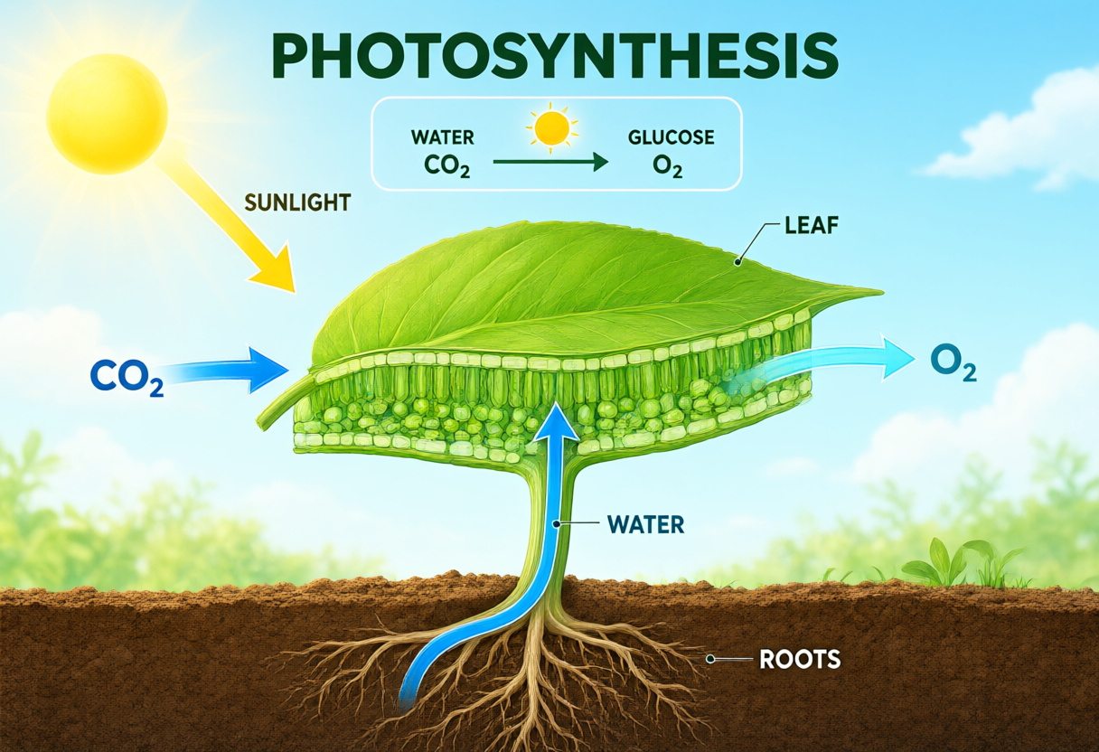 Reference photosynthesis diagram