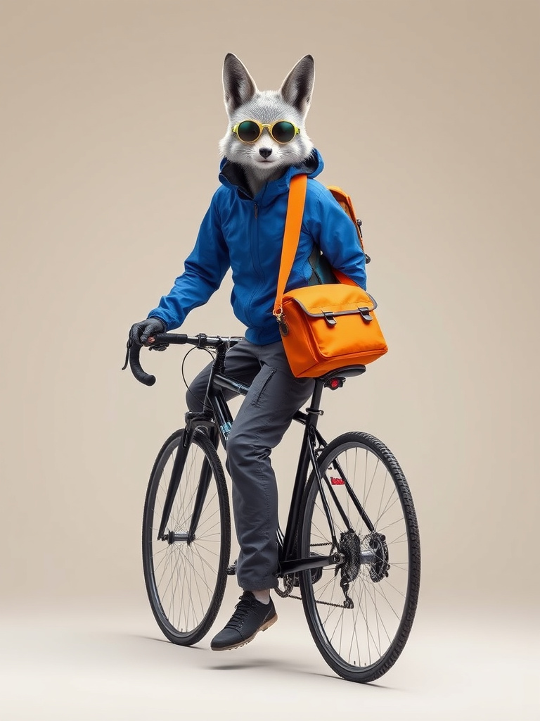 Reference image: Fox courier reference
