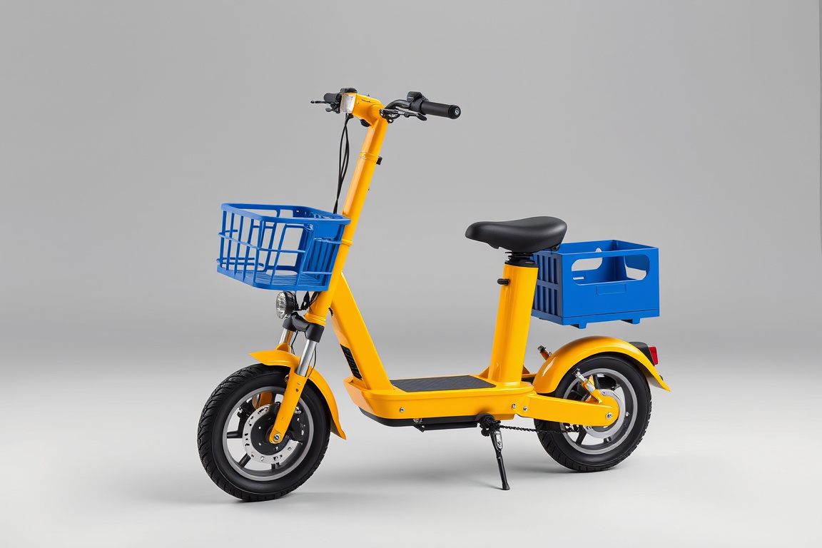 Reference image: Yellow scooter reference
