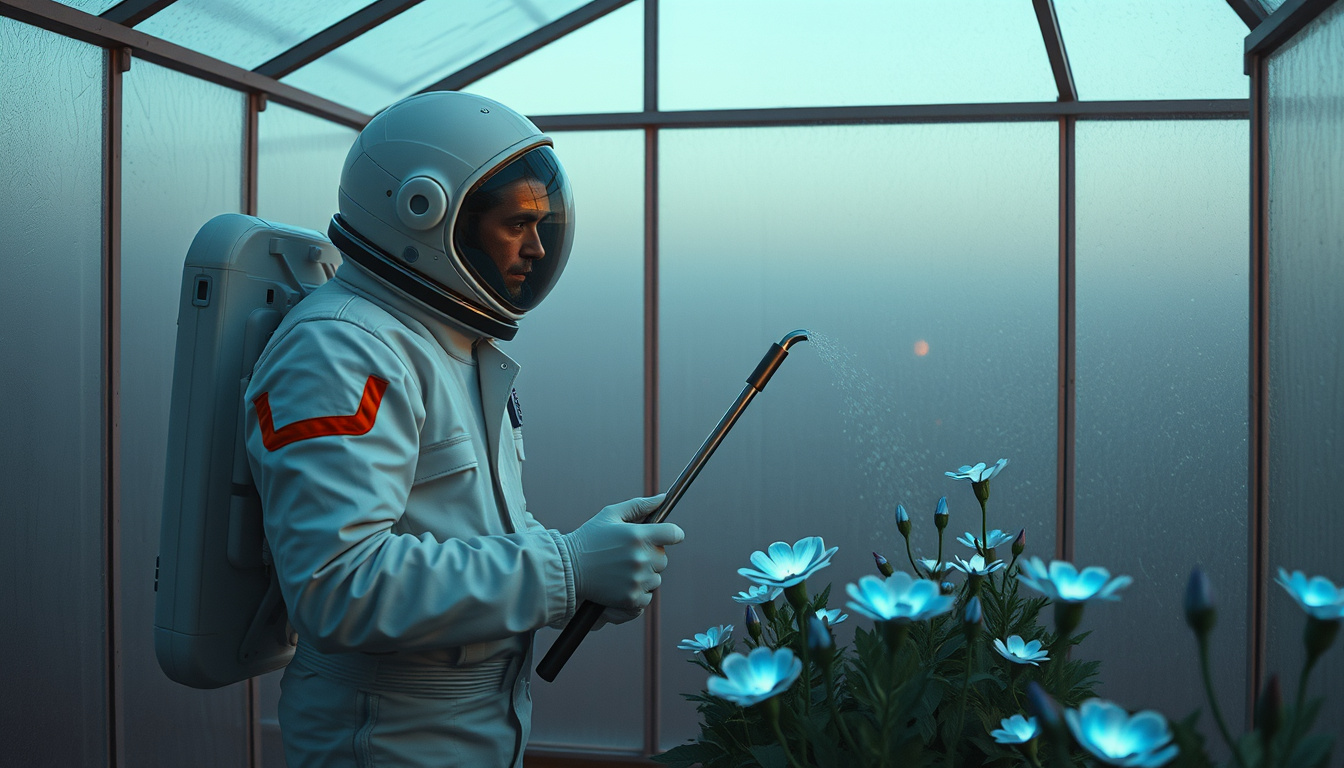 Reference image: Glasshouse florist first frame