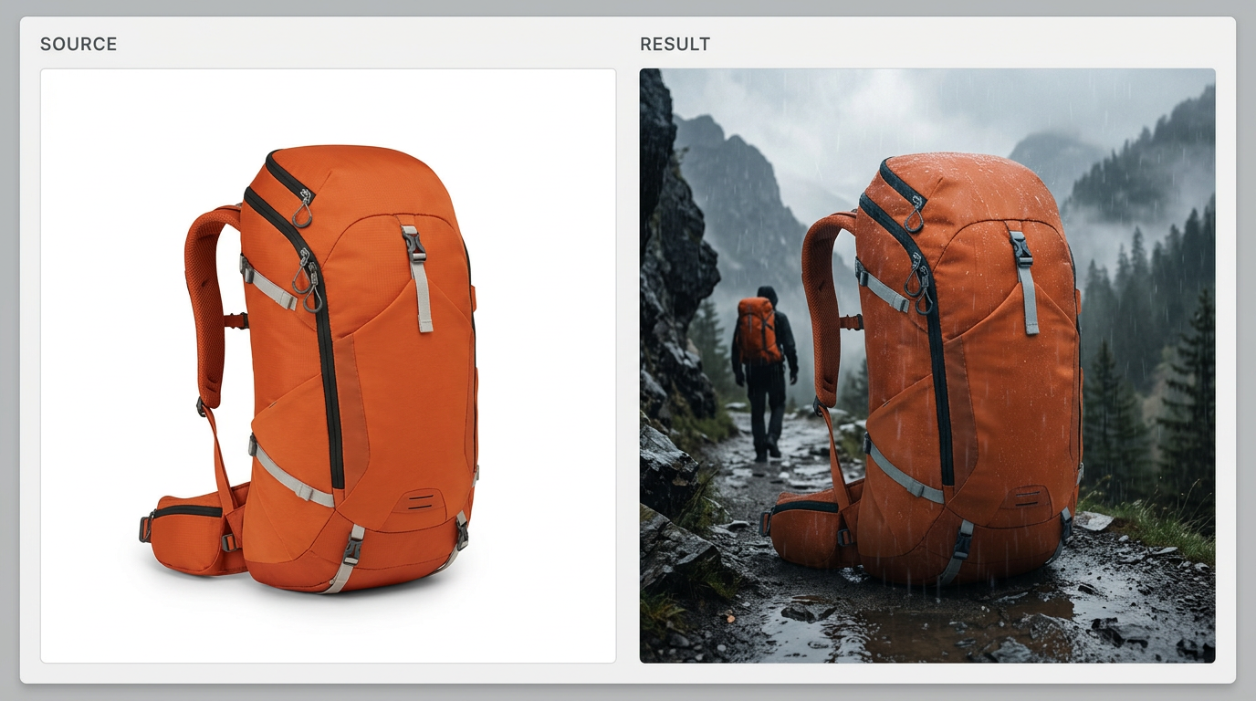 Reference image: Reference boundary backpack board