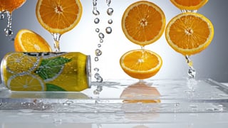 Wide citrus product hook video for social ad testing