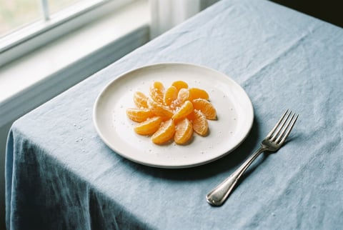 Tangerine Plate Study