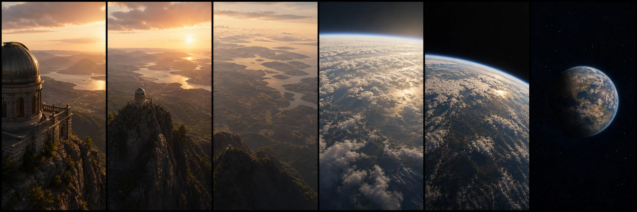 From Local Scene to Space